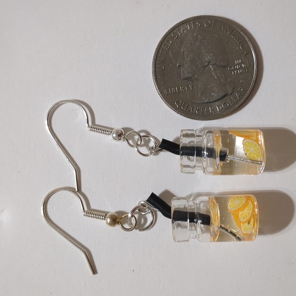 Boba  Fruit Tea Drop Earrings 2 lot - Picture 5 of 6